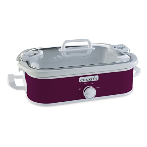 Crock-Pot SCCPCCM350-CR Casserole Crock Slow Cooker, 3.5-Quart, Perfect Plum