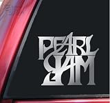 Pearl Jam Vinyl Decal Sticker - Shiny Chrome