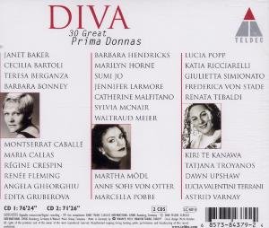 Cover image : Diva: 30 Great Prima Donnas