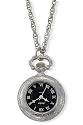 Avalon Women's Silvertone Antique Design Pendant Watch # 2332-1