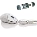 Compact, Travel-Size USB 2.0 Optical Mouse for ASUS Eee PC Netbooks and Laptops - with Retractable USB Cord - PLUG-N-PLAY - BONUS USB SD / SDHC Memory Card Reader