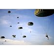 Paratroopers (Many in Sky) Art Poster Print - 13x19