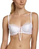 Jezebel Women's Desire Push Up Bra,White/Pink,32C