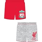 Childrens/Kids Liverpool Football Club Underwear Boxer Shorts (Pack of 2)