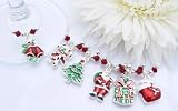 Enamel Christmas Wine Glass Charms