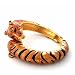 Kenneth Jay Lane Siberian Tiger Bypass Bracelet