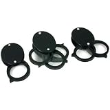 3 5x 10x 15x Folding Magnifiers Stamp Coin Loupe Tools