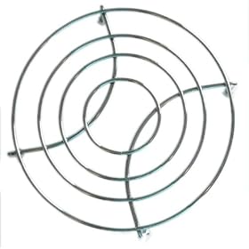 Buy Chrome Plated Steel Footed Wire Plate Steam Rack by Jed Mart