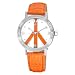 Love Peace and Hope Midsize LPE103 Time for Peace Orange Watch