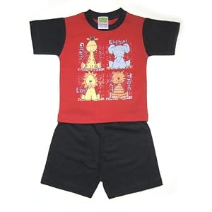 Baby Boy Nightwear Shorts and T-Shirt Set, Baby Pyjamas Clothing