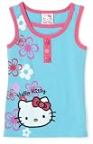 Hello Kitty Girls 2-6x Tank With Inset,Turquiose,5