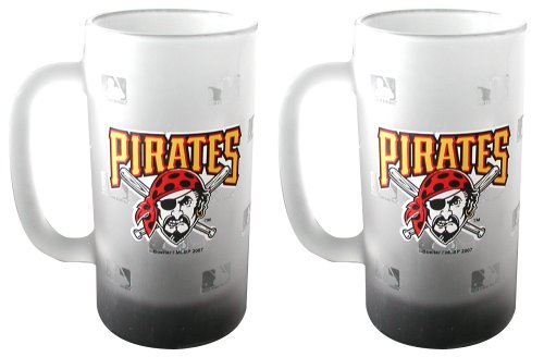 Pittsburgh Pirates Frosted Mug (16-Ounce, Set of 2)