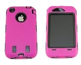 KingCase iPhone 3G & 3GS * Warrior Case * (Hot Pink & Black) 8GB, 16GB, 32GB - The ULTIMATE Protector