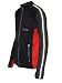 Tenn-Outdoors Soft Shell Hi Viz Long Sleeve Cycle Jacket Black/Red