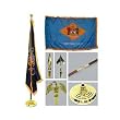 Delaware 3ft x 5ft Flag Flagpole Base and Tassel