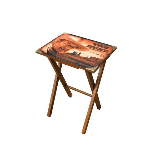 Vandor John Wayne Wooden TV Tray