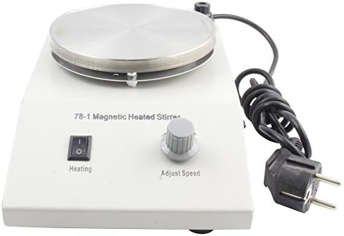 bodajingke 78-1 Laboratory Magnetic Heating Stirrer, Stainless Steel Pannel,1000ml Capacity, 100 Degree,300W Heating Power