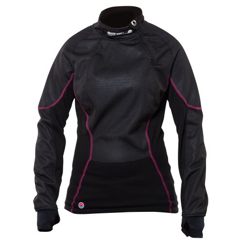 FREEZE-OUT Women's Base Layer Long Sleeve Top - MD, Black
