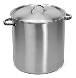 7.5 (30 Qt) Gallon Stainless Steel Stock Pot with Lid