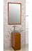 Dreamline Vessel Sink Pedestal w/ Pull Out Drawer, 9 7/8