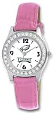 NFL Women's EA20009 Philadelphia Eagles Game Day Dazzler Pink Leather Watch