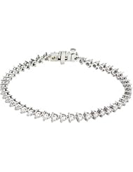 14K White Gold Diamond Tennis Bracelet - 5.00 Ct. -- LIFETIME WARRANTY