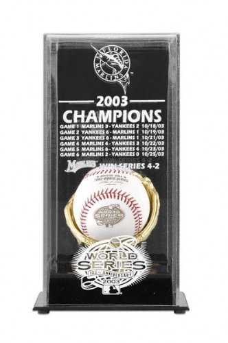 Mounted Memories Florida Marlins 2003 World Series Champs Display Case