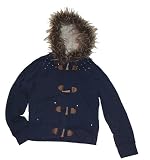 Girls Fleece Faux Fur Lined Toggle Jacket
