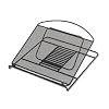 Safco Model Mesh Laptop Stands, Black Onyx, 1 Count (2161)