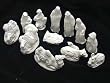 Ceramic bisque unpainted 13 piece nativity set