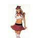 Women Med/Lg (9-14) Miss Scottish Lassie Costume Stockings not included)
