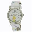 Disney Childen's MU3029SRS Silver-Tone "Tinker Bell" Watch with Genuine Leather Band