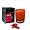 Color Collection Candle (Red Glass)