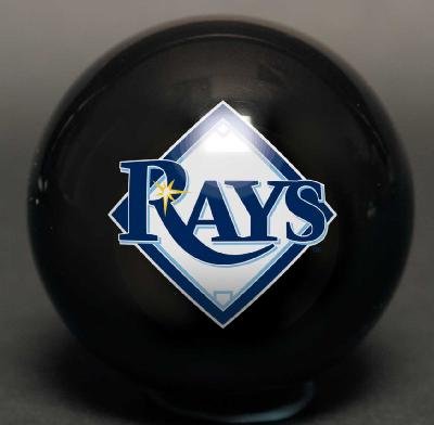 Official Licensed MLB Tampa Bay Rays Billiard Pool Table Cue Ball / 8 Ball