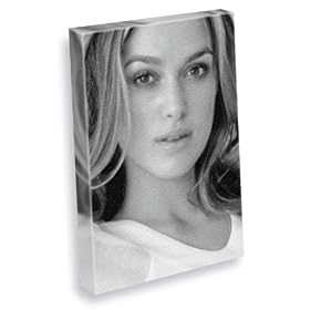 KEIRA KNIGHTLEY - Canvas Print (A5 - Signed by the Artist) #js005