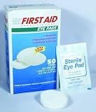 First Aid Sterile Eye Pads, Oval 50 Per Box