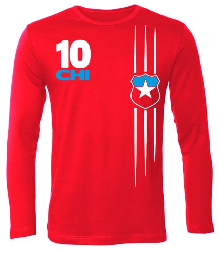 FUSSBALL WM 2014 – CHILE FANSHIRT 4303(HL-R) Gr. XL
