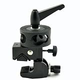 ePhoto Light Stand Support Studio Super Clamp Dual Head Clamps by ePhoto INC Sa28cl