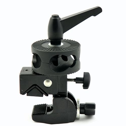 ePhoto Light Stand Support Studio Super Clamp Dual Head Clamps by ePhoto INC Sa28cl