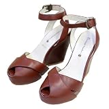 【le coeur tendre.】ルクールタンドル Garum ガルム カウナッパレザーの12cmヒール サンダル レディース (L(24.5cm), Red Brown)