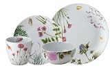 Spode Shoreline 16 Piece Set - Dune includes 4 Dinner Plates 11 inch, 4 Salad Plates 8- 1/2 inch, 4 Individual Bowls 5- 1/2 inch and 4 Mugs 14 ounce