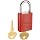 Master Lock Aluminum Lockout/Tagout Padlock, Master Keyed, 1-3/4" Body Length, 1-1/16" Shackle Clearance