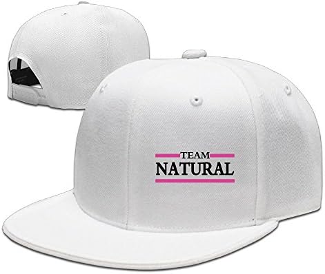 Team Natural Quotes Flat Bill Snapback Hat - Hip Hop Baseball Cap