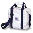 Sailcloth Sailor Bag Hot and Cold Soft Cooler Bag with Blue Trim (12 pack)