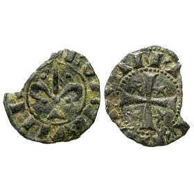 Crusaders, Antioch, Bohemond III, 1163 - 1201; Bronze Pougeoise
