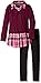 Amy Byer Girls' Big 2fer Top with Plaid Shirt and Legging-Exclusive