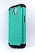 Thousand Eight(TM) For LG Volt LS740 Diamond Studded Silicone Rubber Skin Hard Case + [FREE LCD Screen Protector Shield(Ultra Clear)+Touch Screen Stylus] (Diamond teal)
