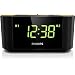 Philips AJ3570/12 Radiowecker (UKW/MW, Abdeckung aus Bambus) schwarz