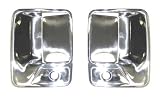 Stainless Steel Door Handle Inserts for 2 Door 1999-Current Ford Super Duty F250, F350, F450 & F550