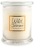 Lily Flame Scented Candle in Decorative Jar - Wild Jasmine